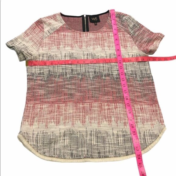 🚨 Anthropologie W5 Knitted Fringe Hem Multicolor - Picture 7 of 7